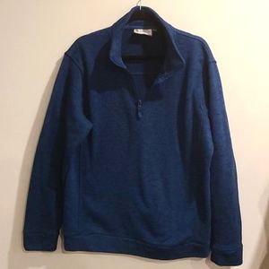 Mountain warehouse Teal Blue 1/2 zip fleece sweater